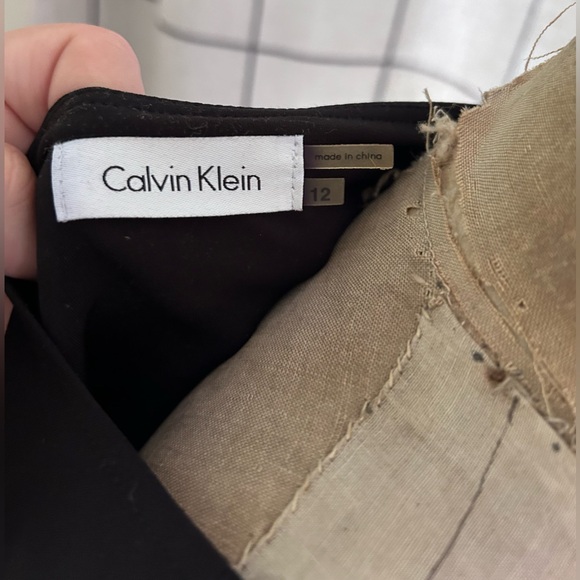 Calvin Klein Black Fringe Sheath Dress - Picture 4 of 4